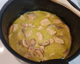 Foto del paso 4 de la receta Pollo al pesto con champiñones y queso crema