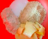 Une image de l'étape 1 de Crumble pommes mirabelles.