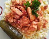 Lecsós, füstös csirkemell recept fázis 4 fotója