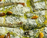 Foto del paso 1 de la receta: Salmón horneado a la crema, oliva y queso