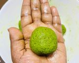 A picture of step 4 of No Fry Spinach Cheese Balls.