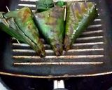 รูปขั้นตอนการทำที่ 10 ของ ข้าวเหนียวปิ้งไส้เผือก