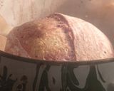 Foto langkah ke 25 dari resep Flaxseeds Ubi Ungu Swirl Sourdough Bread.