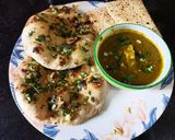 A picture of step 8 of Lasooni Palak Paneer With Garlic Naan.