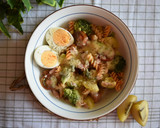 Foto del paso 4 de la receta: Ensalada de brócoli y pasta de lenteja con vinagreta de kiwi