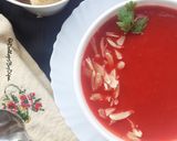 A picture of step 7 of Red Velvet Soup.