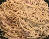 Foto del paso 6 de la receta: Pasta con bacon y nata (o salsa de queso)