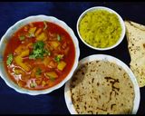 A picture of step 5 of Spicy Potato and Onion Curry.