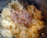 Omlós - ropogós libacomb szalonnás májával, burgonyapürével recept fázis 8 fotója