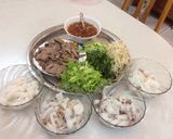 Hình bước làm 9 của món Bánh mướt lòng gà.