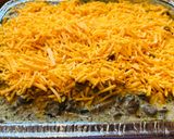 A picture of step 6 of Spinach with Ground Beef Bake.