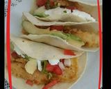 A picture of step 4 of Fish Tacos.