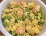 Foto langkah ke 2 dari resep Orak arik telor, udang & edamame.