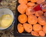 A picture of step 1 of Roasted Sweet Potatoes with Marshmallows and Walnuts.