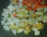 A picture of step 5 of Mix Veg curry without onion and garlic.