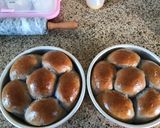 Hình bước làm 6 của món Bánh mì hoa đậu biếc