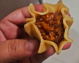 A picture of step 4 of Fried Modak.