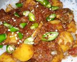 A picture of step 7 of Tangy Mutton Biryani.