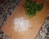 A picture of step 1 of Shakshuka.
