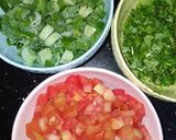 A picture of step 2 of Chicken Scallion Biryani.