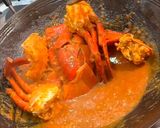 A picture of step 4 of Singapore chilli crab.