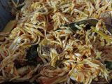 Nasi bakar ayam suwir kemangi