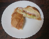 Foto del paso 3 de la receta: Croissant vegetal con jamón cocido y alioli