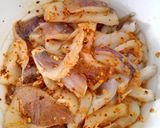 Hình bước làm 1 của món Cháo mực