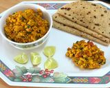 A picture of step 8 of Paneer Bhurji.