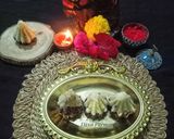 A picture of step 5 of Coconut Chocolate Modak.