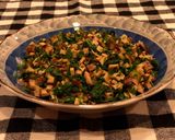 A picture of step 10 of Cold Tossed Malan Greens.