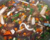 Hình bước làm 2 của món Soup tóc tiên chay