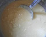 A picture of step 1 of Rabri trifle.