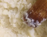 Foto del paso 12 de la receta: "Lomo de cerdo al pimiento" en una cama de espárragos y puré
