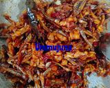 Foto langkah ke 6 dari resep Kering teri tempe pedas manis.
