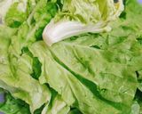 Hình bước làm 1 của món Canh cải dún thịt băm