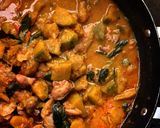 รูปขั้นตอนการทำที่ 3 ของ แกงไก่ใส่ฟักทอง
