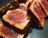 Foto del paso 3 de la receta: Tataki de atún con mahonesas de soja y kimchi