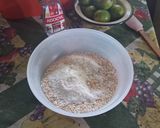 Foto del paso 2 de la receta: Galletitas de avena y lima veganas sin azúcar