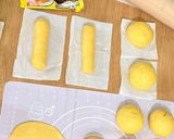 Foto langkah ke 3 dari resep Bakpao Labu Kuning Hotdog.