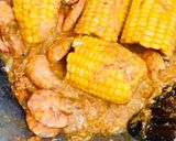 Foto langkah ke 7 dari resep Udang Jagung Manis Saos Padang.