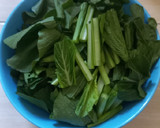 Foto langkah ke 1 dari resep Sayur Bening Sawi Hijau Tahu.