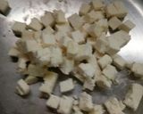 A picture of step 4 of Paneer karela.