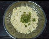 A picture of step 3 of Ratalu Puri (Purple Yam Puri).