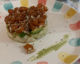 Foto del paso 3 de la receta: Tartar de salmón con wasabi y pera