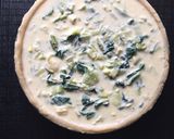 A picture of step 3 of My Leek and Wild Garlic Tart.