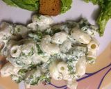 A picture of step 6 of Pasta Salad with Yogurt Dressing.