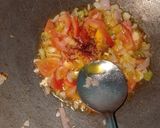A picture of step 2 of Paneer veg.