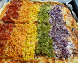 Foto del paso 3 de la receta: Pizza arcoíris