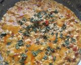 A picture of step 3 of Paneer bhurji.